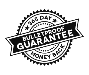 365 Day Money Back Bulletproof Guarantee badge