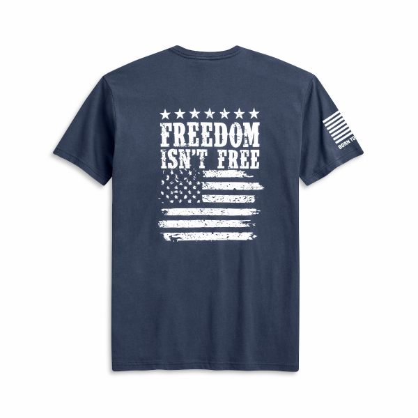 USCCA Men's Freedom Isn't Free Flag T-Shirt - USCCA Store