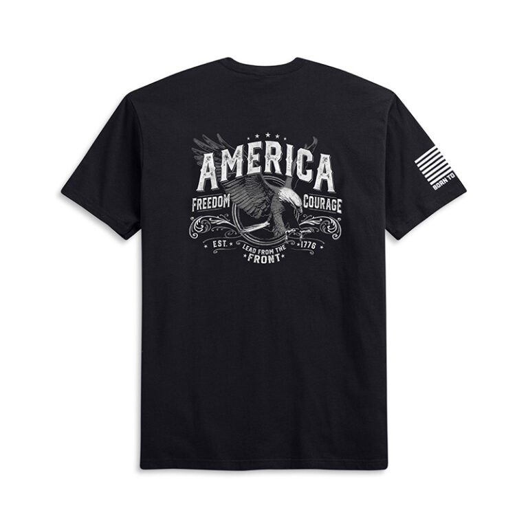 USCCA Men's Lead From The Front America Eagle T-Shirt - USCCA Store