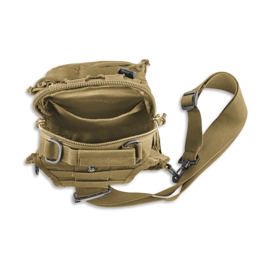 USCCA MOLLE Tactical Tech Bag Khaki Top