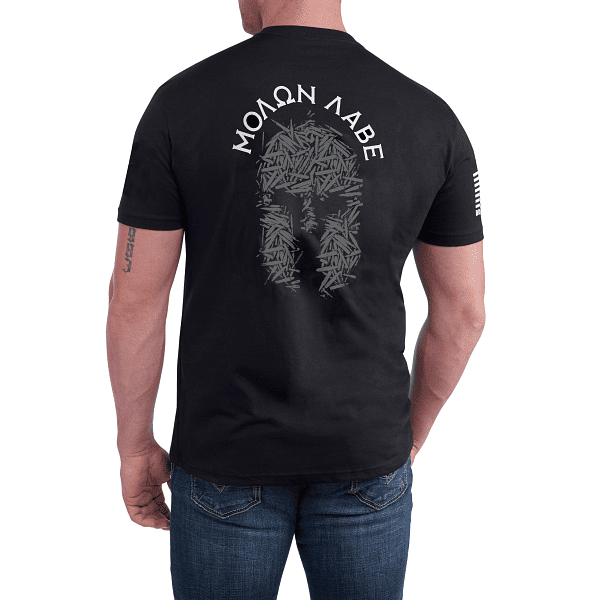 Molon Labe 30-06 Ammo Can T-Shirt Tee Shirt Free Sticker measures thirty ought 
