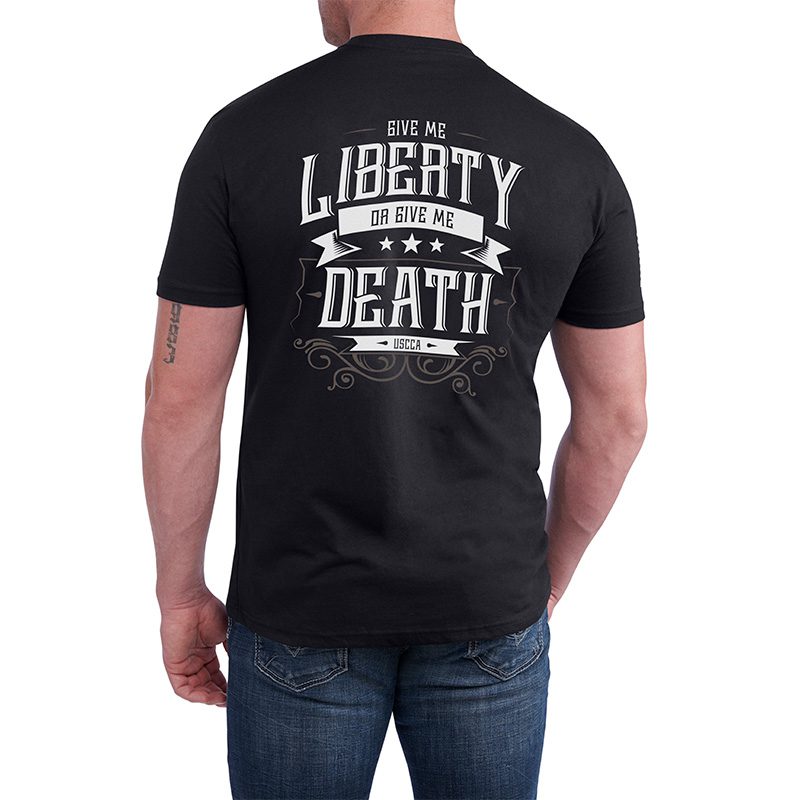 USCCA Men's Give Me Liberty or Death T-Shirt - USCCA Store
