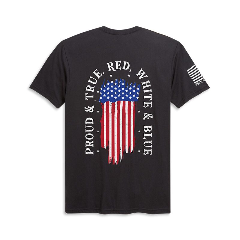USCCA Men's Proud & True, Red, White & Blue T-Shirt - USCCA Store