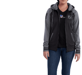 USCCA WOMEN’S AMERICA EAGLE FULL-ZIP SWEATSHIRT