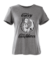 USCCA Women’s Carry Confidence Iconic T-Shirt