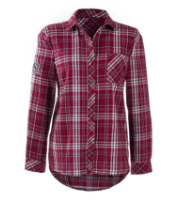 USCCA Women’s Grey Patch Flannel
