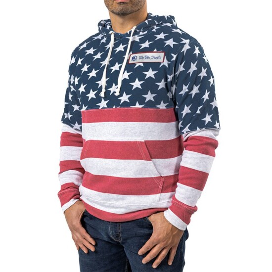 USCCA Red, White, Blue Stars & Stripes Hoodie