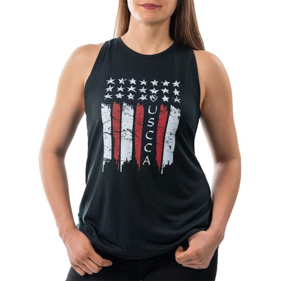 USCCA Women's Flag Tank Top