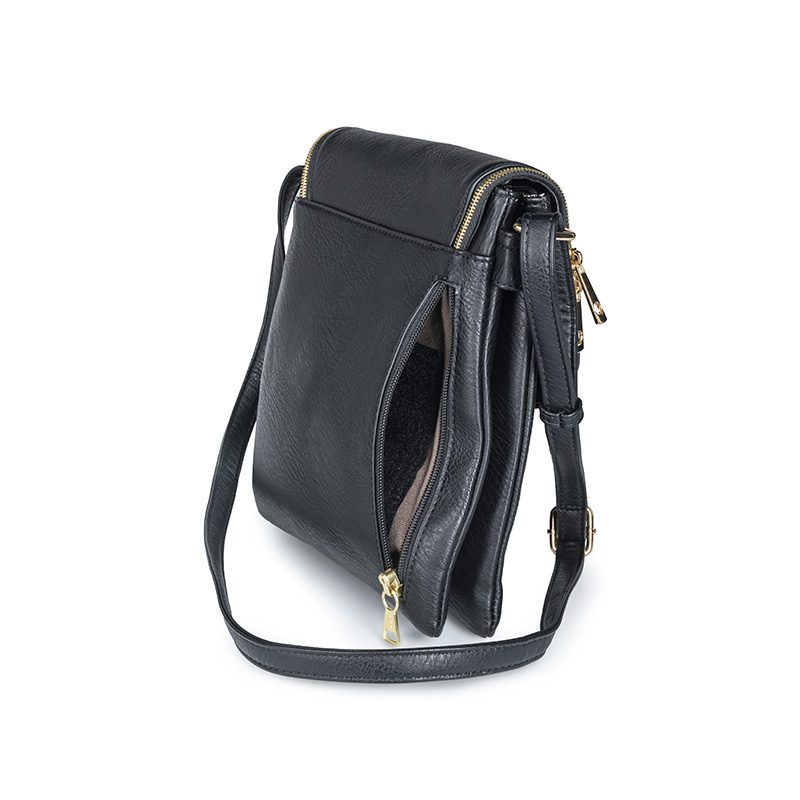 Small Zipper Crossbody Purse Crossbody Bags for Women(Black) - Walmart.com