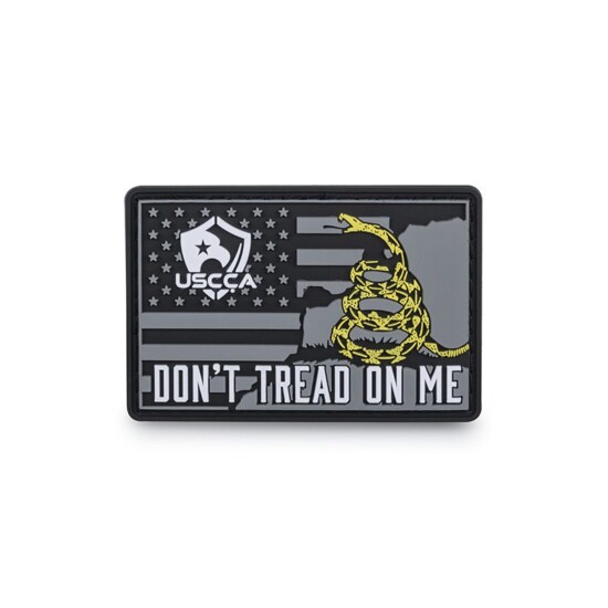 USCCA Flag Don't Tread On Me Logo PVC Patch