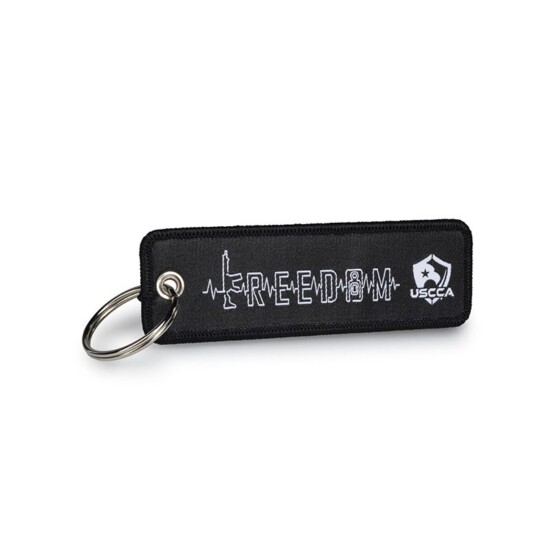USCCA Freedom Heartbeat Keychain Tag