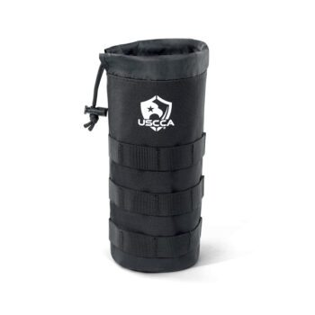USCCA Tactical Water Bottle Pouch - Black