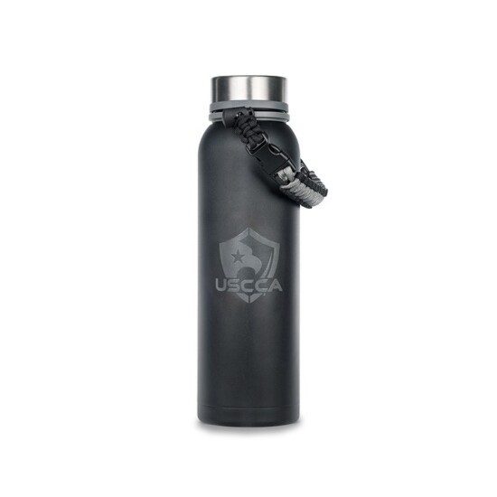 USCCA 32oz Stainless Steel Bottle with Paracord Strap