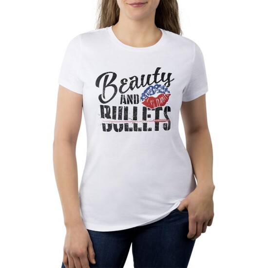 USCCA Women's Beauty & Bullets T-Shirt