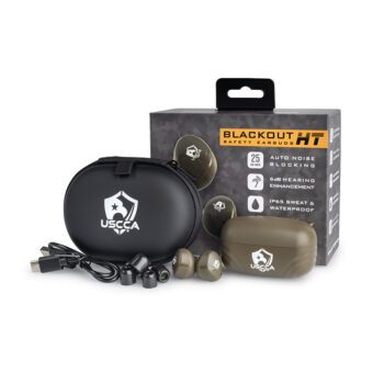 USCCA x AKT1 Blackout HT Safety Earbuds