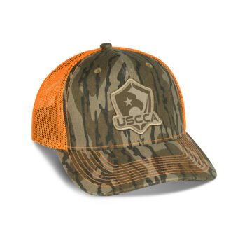 USCCA x Mossy Oak® Original Bottomland® Blaze Orange Hat