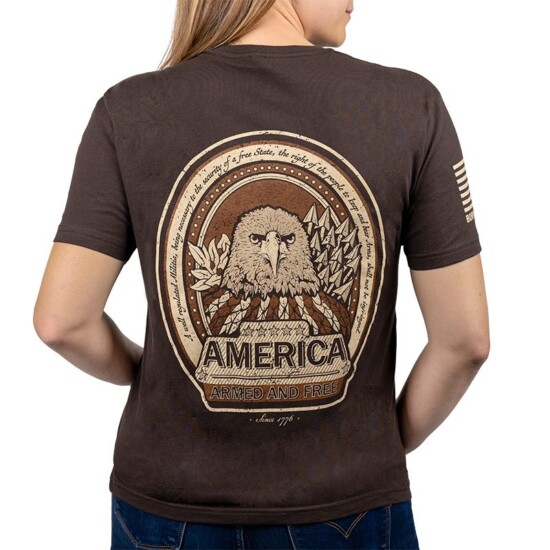 USCCA America Armed and Free Eagle T-Shirt