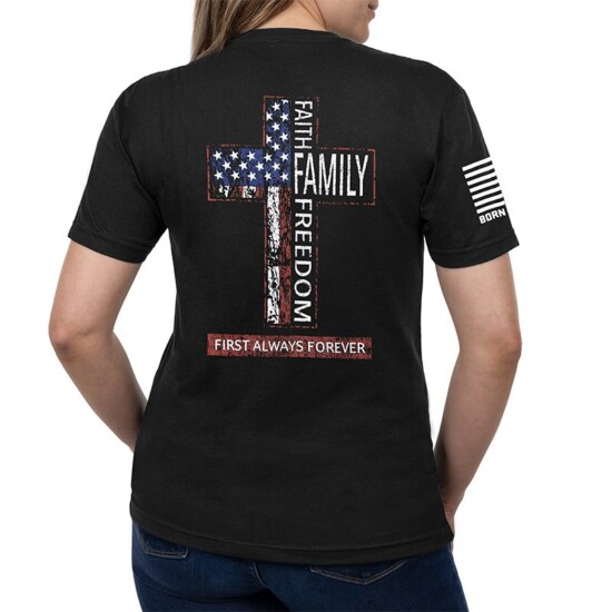 USCCA Faith First. Family Always. Freedom Forever. T-Shirt