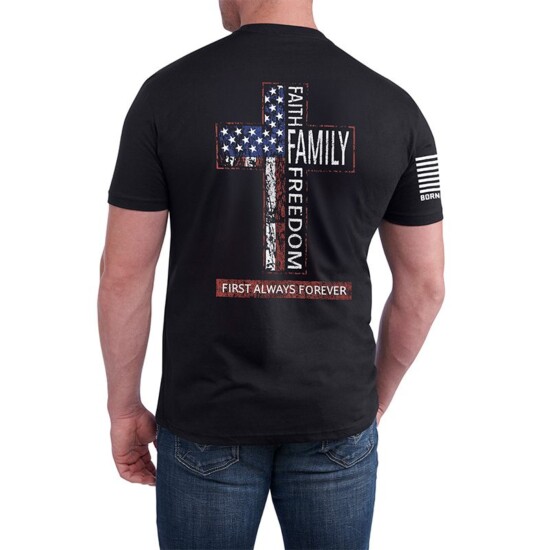 USCCA Faith First. Family Always. Freedom Forever. T-Shirt
