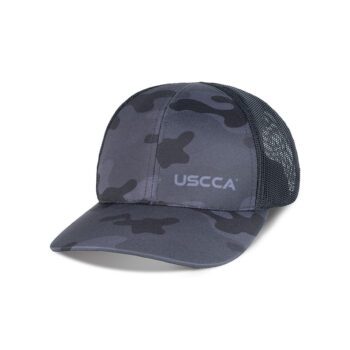 USCCA Black Camo Tactical Hat
