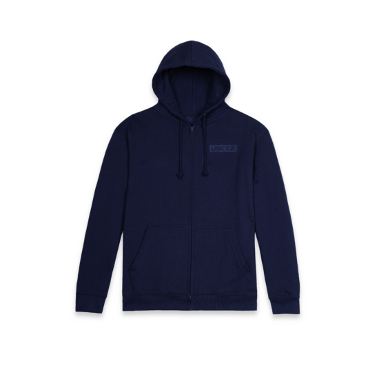 USCCA Gray Man zip up table top front