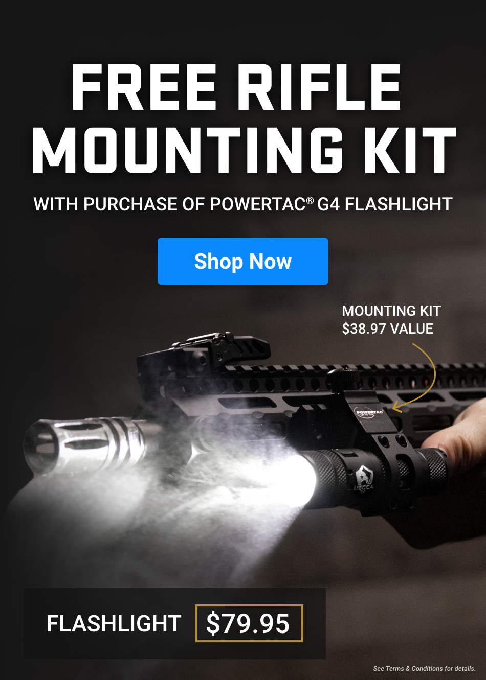 free powertac mounting kit