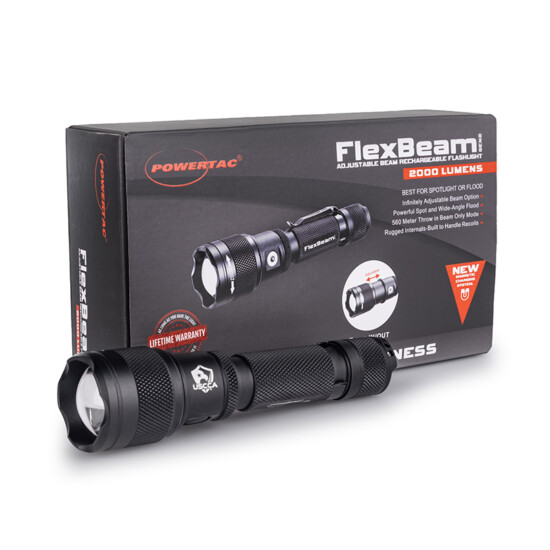 USCCA x Powertac Flex Beam Flashlight Gen 2