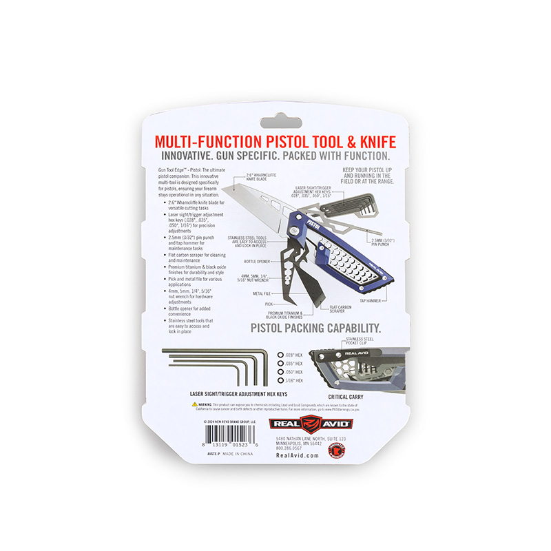 USCCA x Real Avid Gun Tool Edge - Pistol